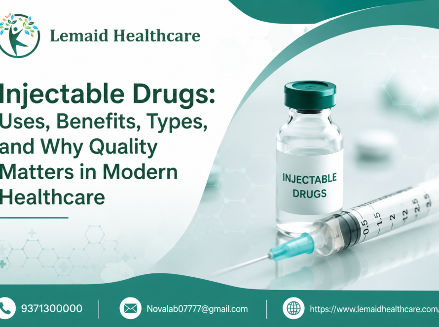 Injectable drugs, vials and syringes | Lemaid Healthcare