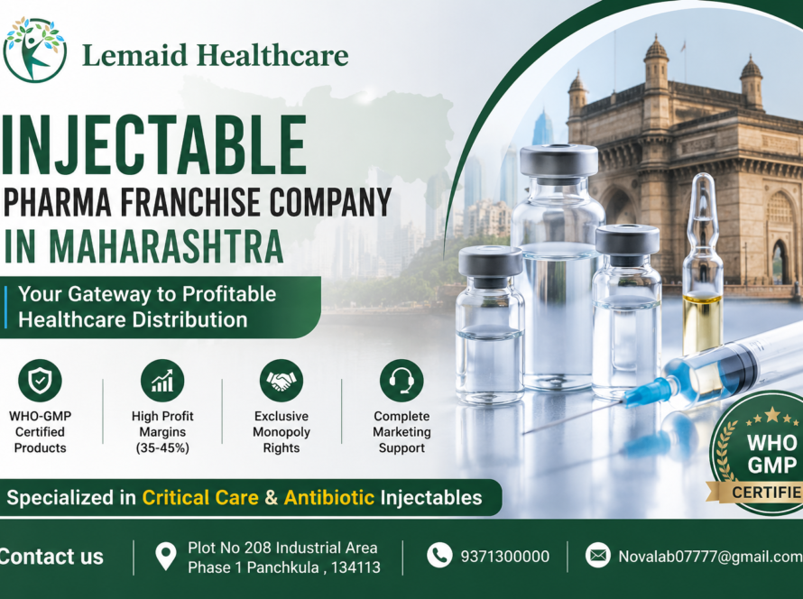 Lemaid Healthcare pharma franchise advertisement
