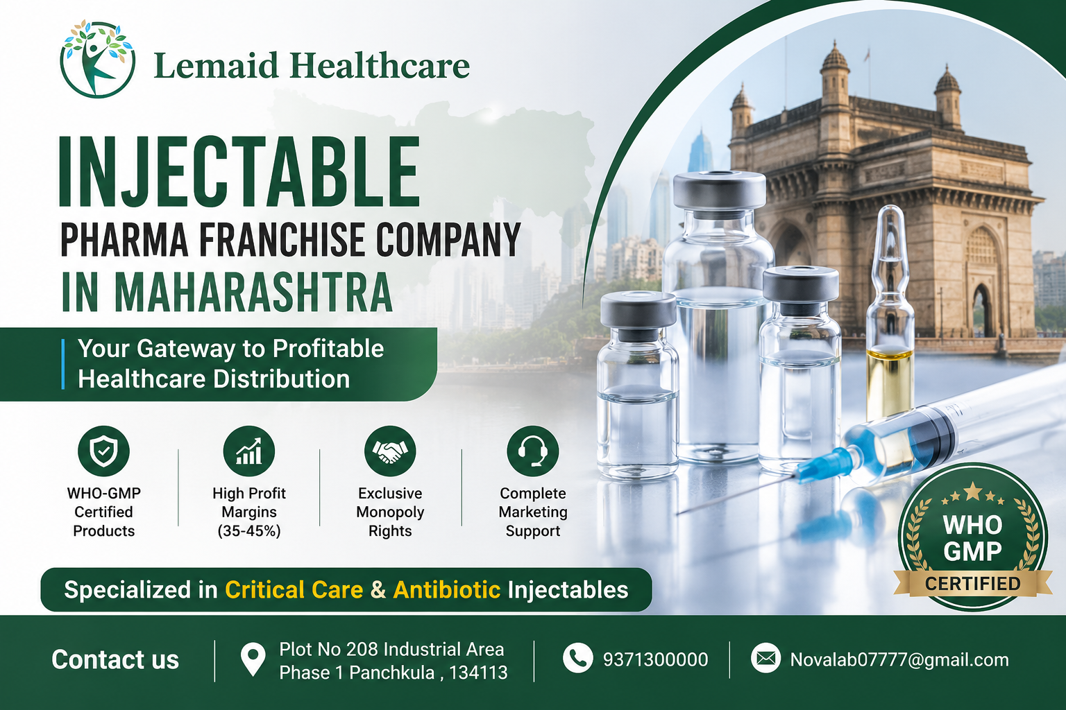Injectable Pharma Franchise Company in Maharashtra: Your Gateway to Profitable Healthcare Distribution