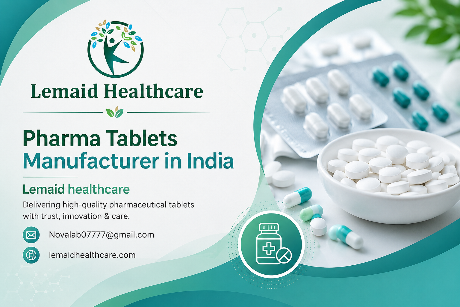 Why Lemaid Healthcare Is a Trusted Pharma Tablets Manufacturer in India