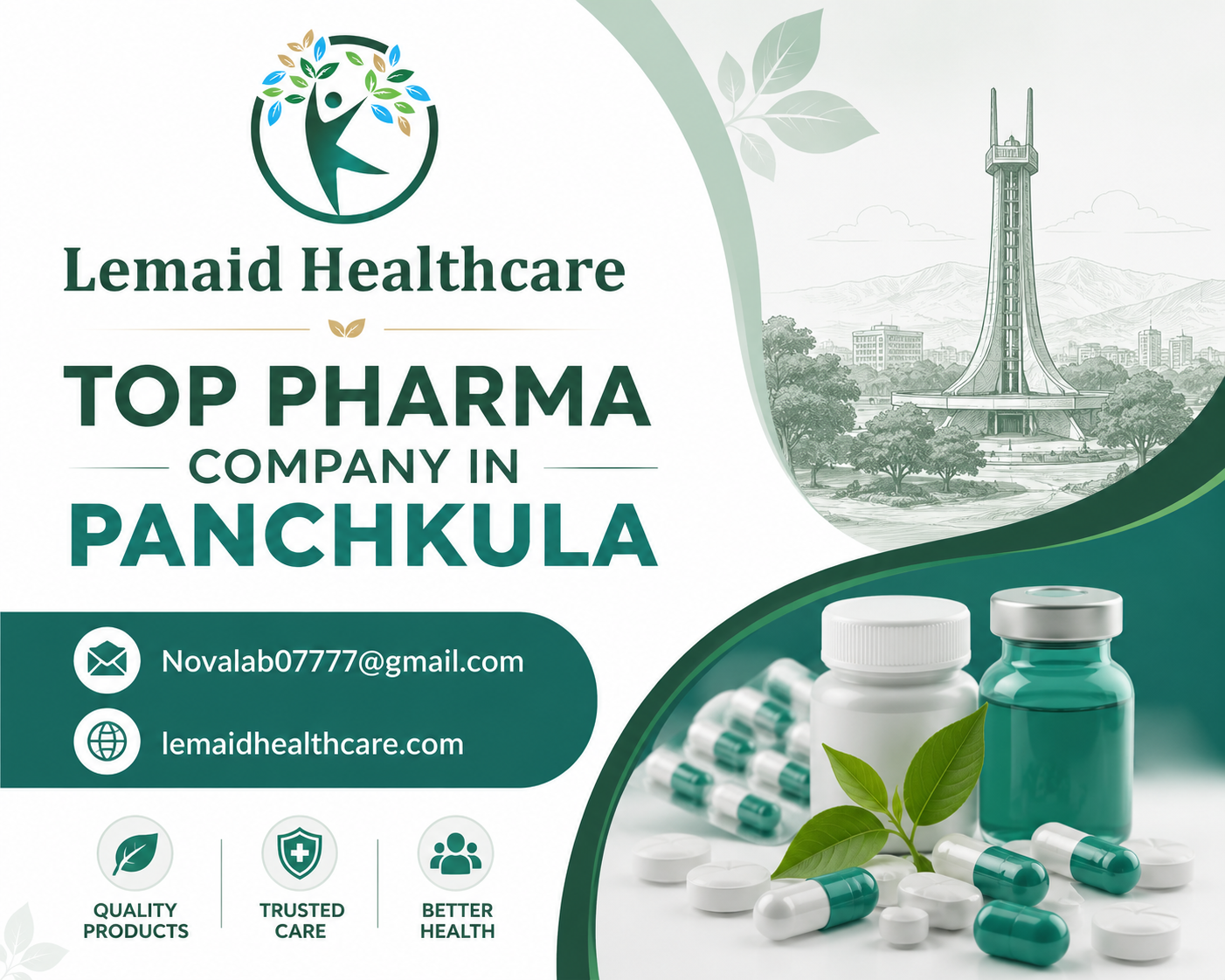 Top Pharma Company in Panchkula: Why Lemaid Healthcare Stands Out in the Pharmaceutical Industry