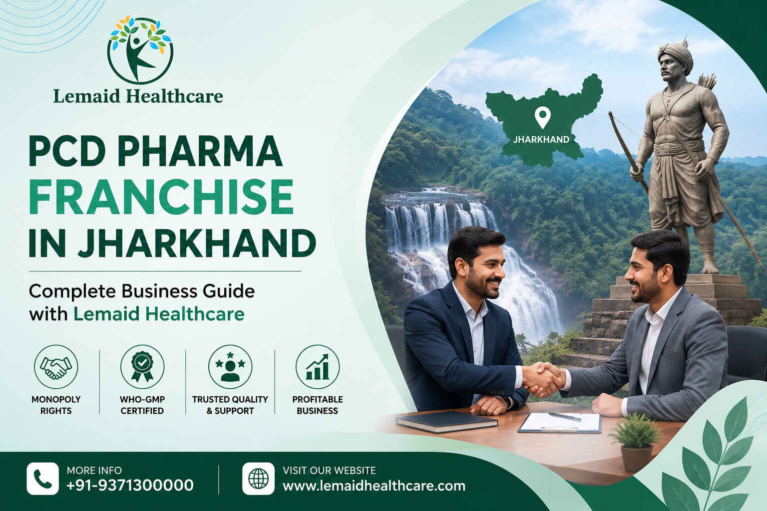 PCD Pharma Franchise in Jharkhand: Complete Business Guide with Lemaid Healthcare
