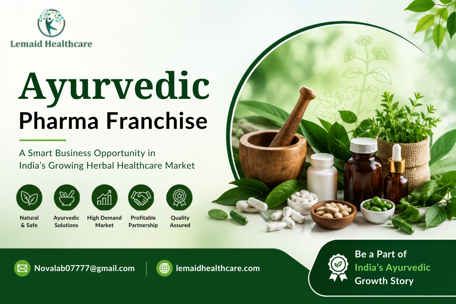 Ayurvedic Pharma Franchise: A Smart Business Opportunity in India’s Growing Herbal Healthcare Market