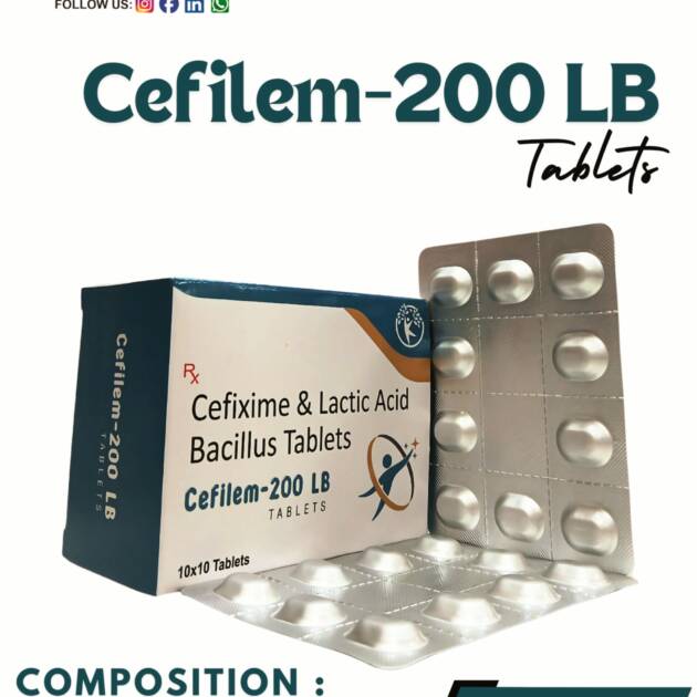 Cefilem-200 LB Tablets